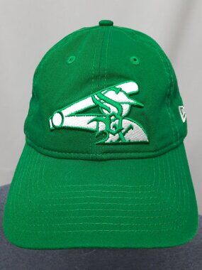 New Era Chicago White Sox Green MLB Hat 9TWENTY Adjustable Strap back